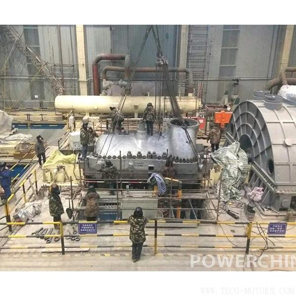 內蒙古創(chuàng)源項目2號機高中壓缸扣缸工作順利完成
